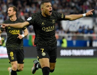 Mbappe double leaves PSG on verge of title