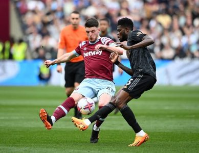 West Ham reject Arsenal’s second, £90m bid for Rice