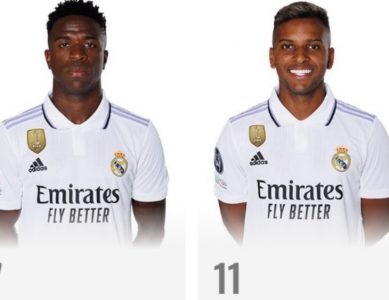 Vinicius Jr takes Madrid’s legendary No. 7, Rodrygo the new No. 11