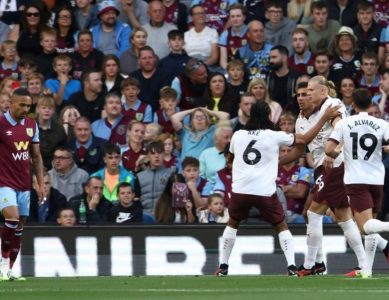 GOAL: Haaland scores Man City’s first Premier League goal in just three minutes