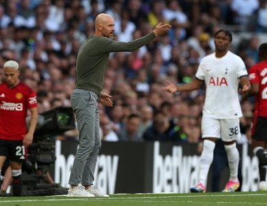 Ten Hag slams Man Utd stars for failing to run in Spurs defeat