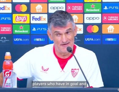 Sevilla coach: “City’s absentees? They have spent €500m on their goalkeeper and defence”