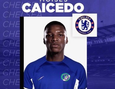 OFFICIAL: Chelsea land Moises Caicedo in British-record £115m deal