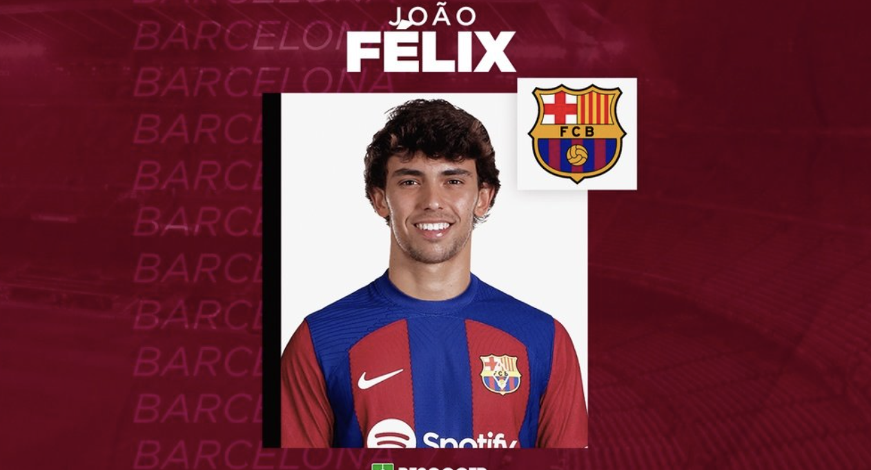 OFFICIAL: Joao Felix fulfils dream of playing for Barcelona