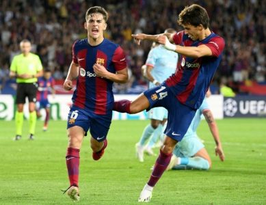 Joao Felix hits double as Barca thrash Antwerp