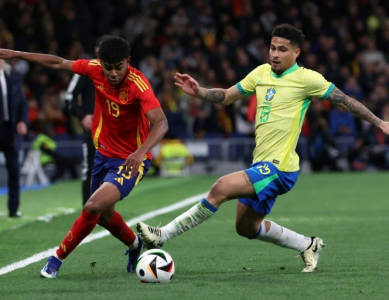 Brazil draw six-goal thriller with Spain as Endrick, Yamal excel