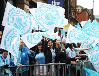 Guardiola vows FA Cup revenge as City celebrate title triumph