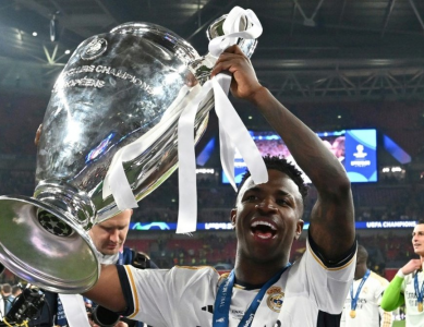 Vinicius Jr named Champions League player of the season