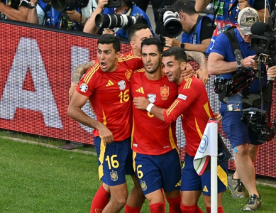 Merino extra-time strike sends Spain past Germany to Euro semis