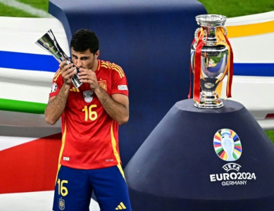 Spain’s Rodri named best player of Euro 2024