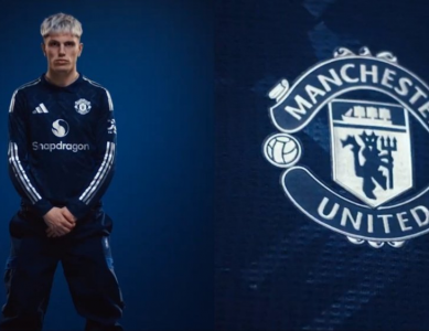 Man Utd unveil new blue away kit for 2024/25 term