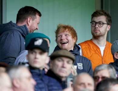 Pop star Ed Sheeran purchases minority stake in Premier League Ipswich